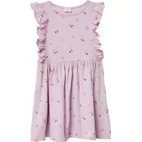 S.Oliver Tailliertes Freizeitkleid mit Volantärmeln, Lavender, 110