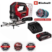 Einhell Akku-Pendelhubstichsäge Akku Pendelhub Stichsäge TP-JS 18/135 Li BL mit Akku,Ladegerät