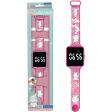 Lexibook Einhorn Digitaluhr 12/24 Stunden rosa