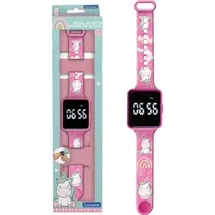 Lexibook Einhorn Digitaluhr 12/24 Stunden rosa