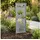 levandeo Gartenstecker Willkommen H83cm Grau