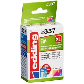 edding kompatibel zu HP 301XL CMY (CH564EE)