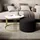 lookway LORI Hochglanz Gold/Schwarz Metall 70 x 49 cm