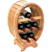DanDiBo Ambiente Weinregal 6 Flaschen 60 x 30 x 90 cm Natur