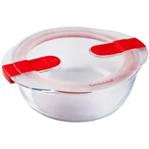 Pyrex FC361 Koch- und Aufwärmschale mit Deckel aus Kunststoff und Glas
