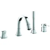 Grohe Grandera 4-Loch-Einhand-Wannenkombination Chrom