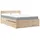 vidaXL Bett 120 x 200 cm Braun