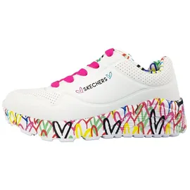 SKECHERS Uno Lite Lovely Luv Kinder Weiß/Pink 39