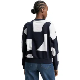 Tom Tailor Sweatshirt Gemustert Blau 34