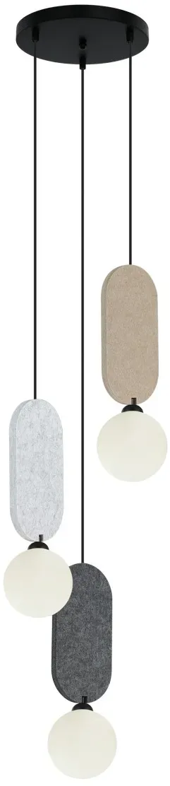 Italux PND-59815B-3-MLTI Pendelleuchte Lorenzo G9