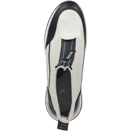 Mustang Damen Stiefelette High Top Sneaker Reißverschluss vorne 1438-501, Größe:40 EU, Farbe:Beige - 40