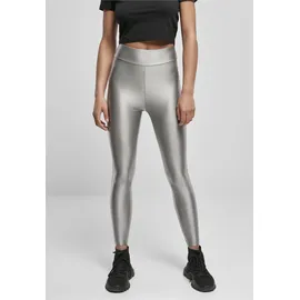 URBAN CLASSICS Shiny Metallic Leggings Dark Silver XS