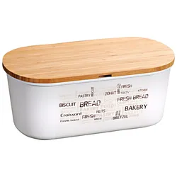 KESPER Brotbox mit Schneidebrett - Frische Aufbewahrung für Brot & Brötchen
