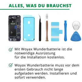 Woyax Wunderbatterie Akku für iPhone 6 2510 mAh Hohe Kapazität Ersatzakku