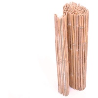 Sichtschutzmatte aus gespaltenem Bambus 200 x 500cm - Hohe Split Bambusmatte 2m x 5m