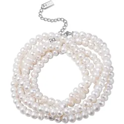 Ailoria MOE Armband-Halskette Silber/weiße Perle Armbänder & Armreife   Damen 