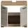 MID.YOU Waschbeckenunterschrank, Scout ca. 60x56x34 cm, Kaschmir,