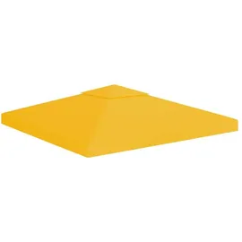 vidaXL Pavillon-Dachplane mit Kaminabzug 3 x 3 m Gelb