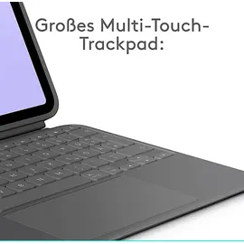 Logitech Combo Touch iPad Pro 11 (M4) (2024) Tastatur-Case Graphite