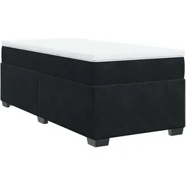 vidaXL Boxspringbett 100 x 200 cm Schwarz