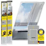 EasyMaxx Insektenschutz-Fensterrahmen 63 x 160 cm Weiß