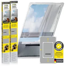 EasyMaxx Insektenschutz-Fensterrahmen 63 x 160 cm Weiß