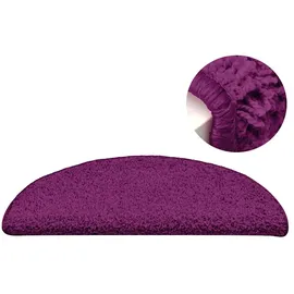 vidaXL Stufenmatten 15 Stk. 56x17x3 cm Rosa Halbrund