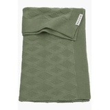 Meyco Babydecke Diamond Forest Green, Meyco Baby, 75x100cm grün 75 cm x 100 cm