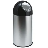 Proregal Klassischer Abfallbehälter mit Pushdeckel | 40 Liter, HxBxT