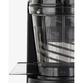 h.koenig GSX16 Slow Juicer Entsafter, 1,0 L, 400 W - Schwarz/Silber