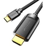 Vention USB C zu HDMI Kabel 2 m Schwarz