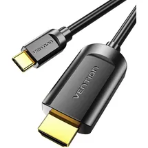 Vention USB C zu HDMI Kabel 2 m Schwarz