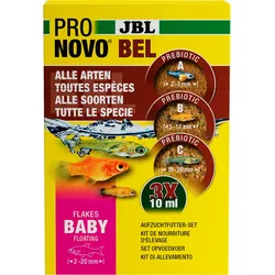 JBL Pronovo Bel Flakes Baby 3 x 10 Milliliter Fischfutter