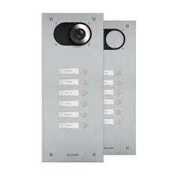 Comelit IX0106 Frontplatte Switch, 6 Teilnehmer, 1-reihig, V4A