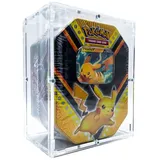 dragoncollect Acryl Case passend für Pokemon Tin Box TCG Acrylic Cases Schutzbox, Protection