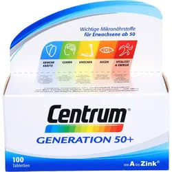 Pfizer Consumer Healthcare CENTRUM Generation 50+ Tabletten Vitamine 100 ct 