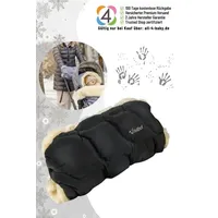 Fellhof Kinderwagen Handwärmer Winterberg schwarz