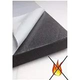 Glatt Schaumstoff SELBSTKLEBEND FOLIE Dämmung Schallschutz Flammhemen- MVSS302d akustik (Mit Selbstklebend, 6 cm)