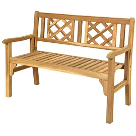 Costway Gartenbank 120 x 56 x 90 cm Beige