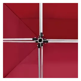 vidaXL Profi-Partyzelt Faltbar 4,5 x 3 m Weinrot