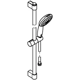 Grohe Brausestangenset Tempesta 13,5 l/min