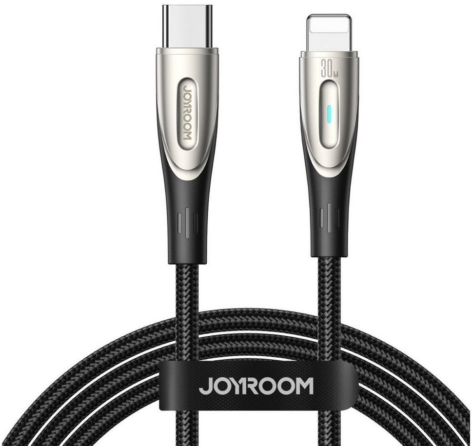 JOYROOM Star-Light Series USB-C / iPhone-Anschluss 30W Kabel- Schwarz Smartphone-Kabel, (300 cm)