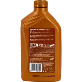 Shell Helix Ultra ECT C2 C3 0W-30 5 Liter %2B 1 Liter GRATIS