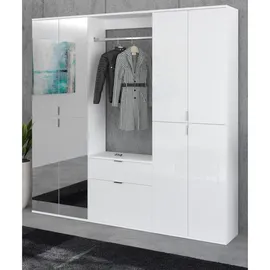 inn.furn Garderobenset 61 cm Weiß