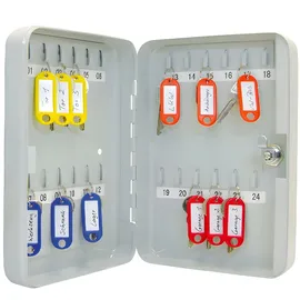 Wedo Schlüsselschrank 18 x 6 x 25 cm Grau