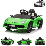 ES-Toys Kinderfahrzeug Elektro Auto Lamborghini Aventador SVJ" Fernst. MP3 Grün 3 Jahre | Gr.: onesize