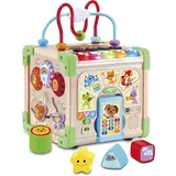Vtech Motorikwürfel Interaktiver Holz-Spielwürfel mehrfarbig