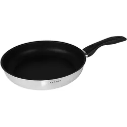 KLAMER Bratpfanne 28cm, antihaftbeschichtete Induktions-Pfanne, Premium Beschichtung, hochwertige Profi-Universalpfanne