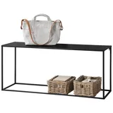 [en.casa] Konsolentisch Alboraya 50x115x32 cm Kratzfest Metall Schwarz