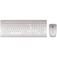 Wireless Tastatur ES Set weiß/silber
